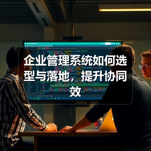 企业管理系统如何选型与落地，提升协同效率的实用指南 - Meta企服知识库-图5