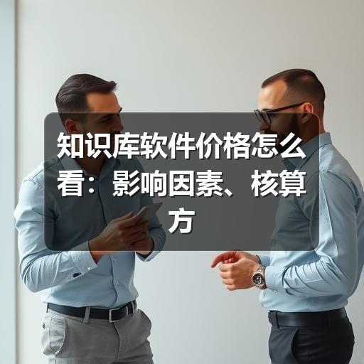 知识库软件价格怎么看:影响因素、核算方法与选型建议 - Meta企服知识库-图4 知识库软件价格怎么看:影响因素、核算方法与选型建议 - Meta企服知识库-图4