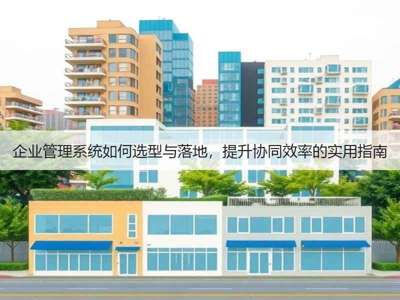 企业管理系统如何选型与落地，提升协同效率的实用指南 - Meta企服知识库-图2