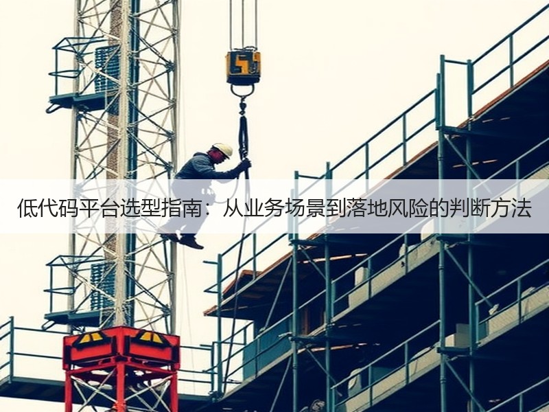 低代码平台选型指南：从业务场景到落地风险的判断方法 - Meta企服知识库-图2